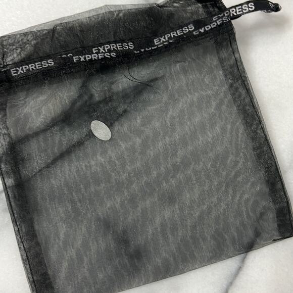 Express Lace Chandelier Drop Statement Earrings - Picture 3 of 3